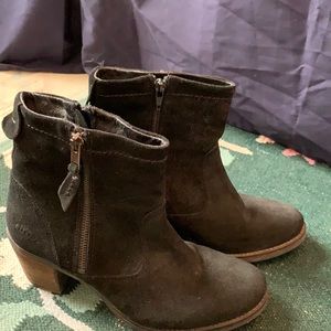 Tais Black Suede booties